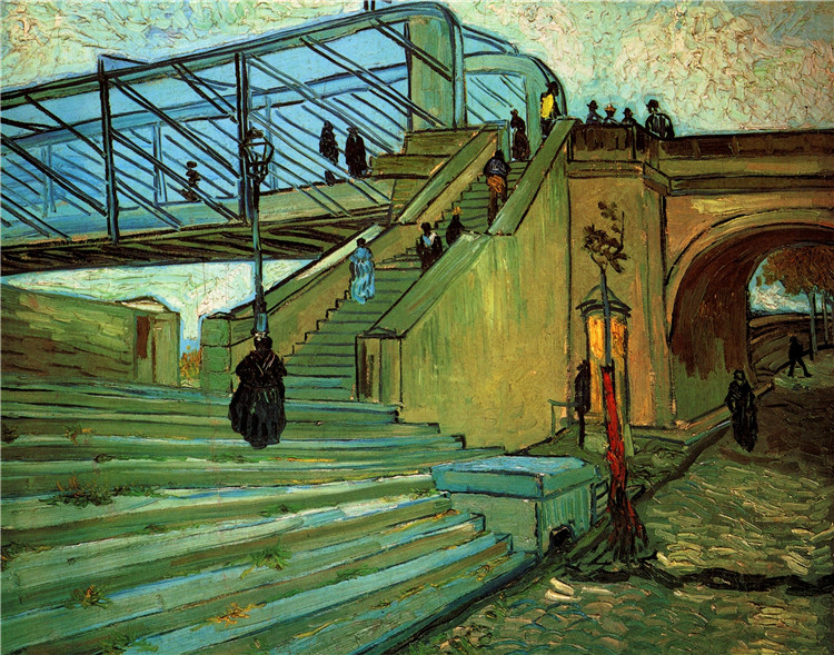 The Trinquetaille Bridge Van Gogh Oil Painting